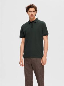 SELECTED HOMME regular fit polo SLHFREDDY groen