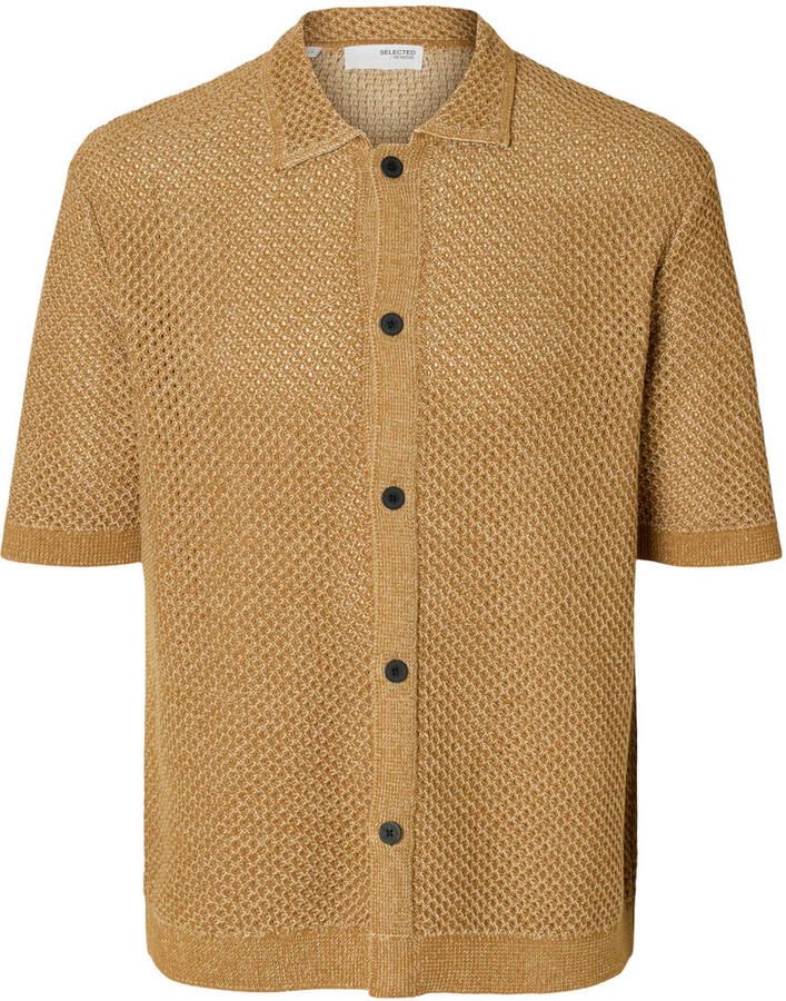 Selected Homme Relaxed fit poloshirt van puur katoen model 'GINGER'