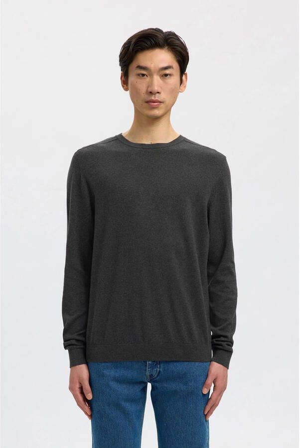 Selected Homme Regular fit gebreide pullover van puur katoen model 'BERG' - Foto 6