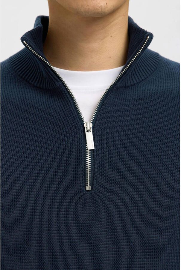 Selected Homme Regular fit schipperstrui van puur katoen model 'DANE'