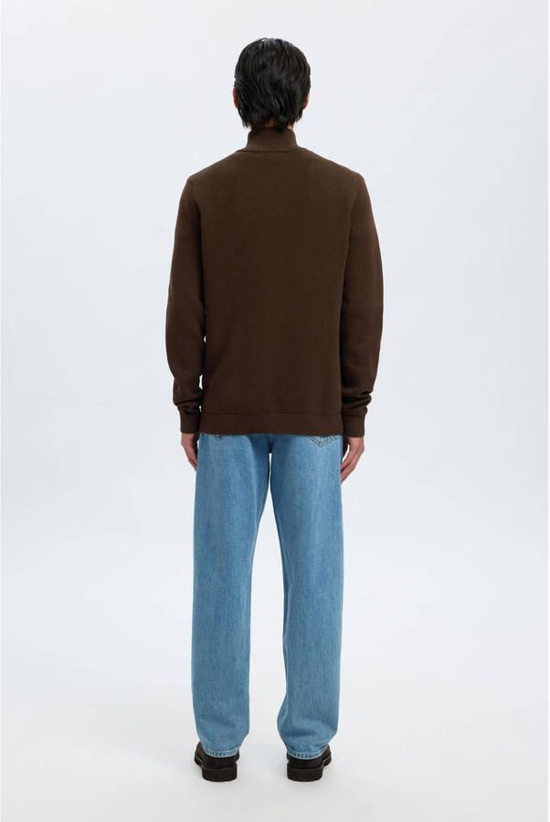 Selected Homme Regular fit schipperstrui van puur katoen model 'DANE'