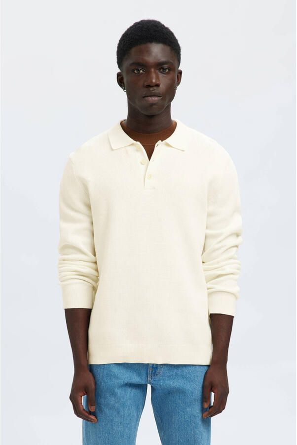 Selected Homme Regular fit gebreide pullover van puur katoen model 'DANE' - Foto 2