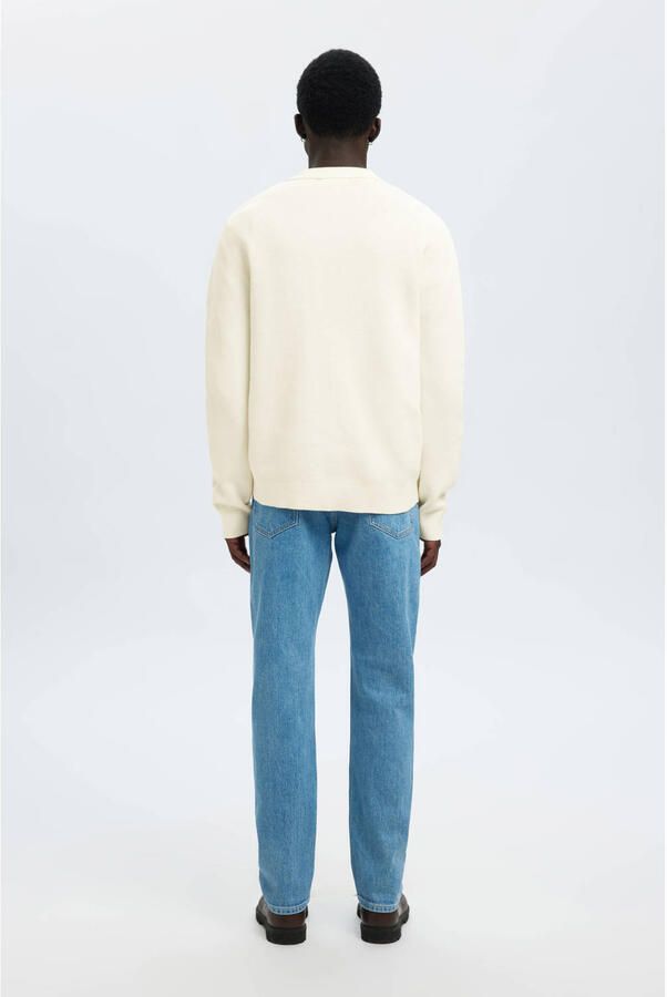 Selected Homme Regular fit gebreide pullover van puur katoen model 'DANE' - Foto 1