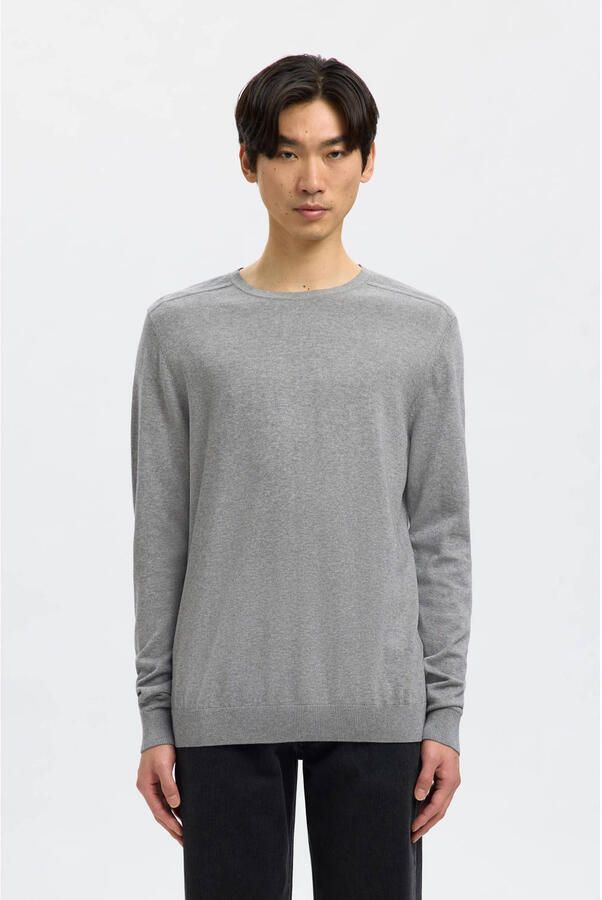 Selected Homme Regular fit gebreide pullover van puur katoen model 'BERG' - Foto 2