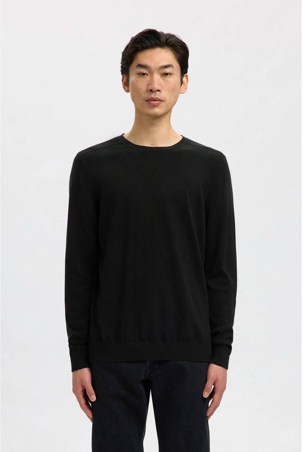 Selected Homme Regular fit gebreide pullover van puur katoen model 'BERG' - Foto 6