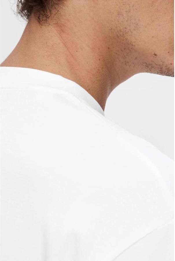 SELECTED HOMME Heren Polo's & T-shirts Slhlooseoscar Ss O-neck Tee Noos Wit - Foto 5