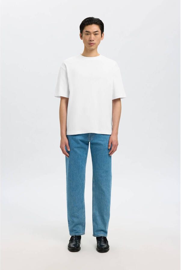 SELECTED HOMME Shirt met ronde hals SLHLOOSEOSCAR SS O-NECK TEE 3 PACK NOOS (set 3-delig)