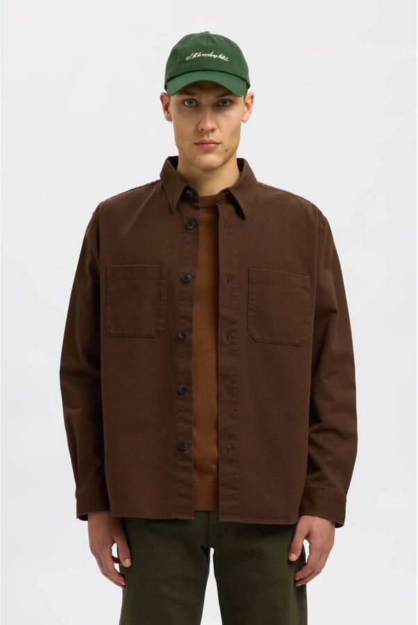 Selected Homme Regular fit overhemdjack van puur katoen model 'TRAVIS' - Foto 2