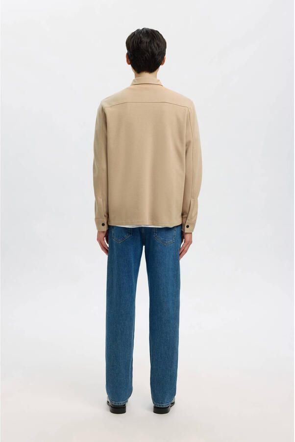 Selected Homme Klassieke Overhemdjasje voor Heren Beige Heren