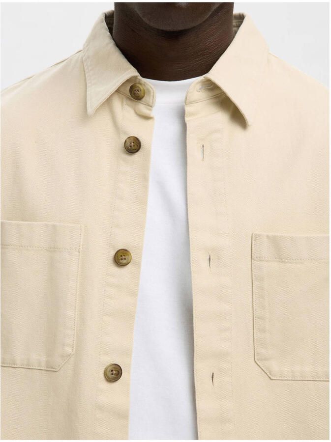 Selected Homme Regular fit overhemdjack van puur katoen model 'TRAVIS' - Foto 5