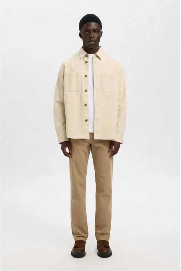 Selected Homme Regular fit overhemdjack van puur katoen model 'TRAVIS' - Foto 6