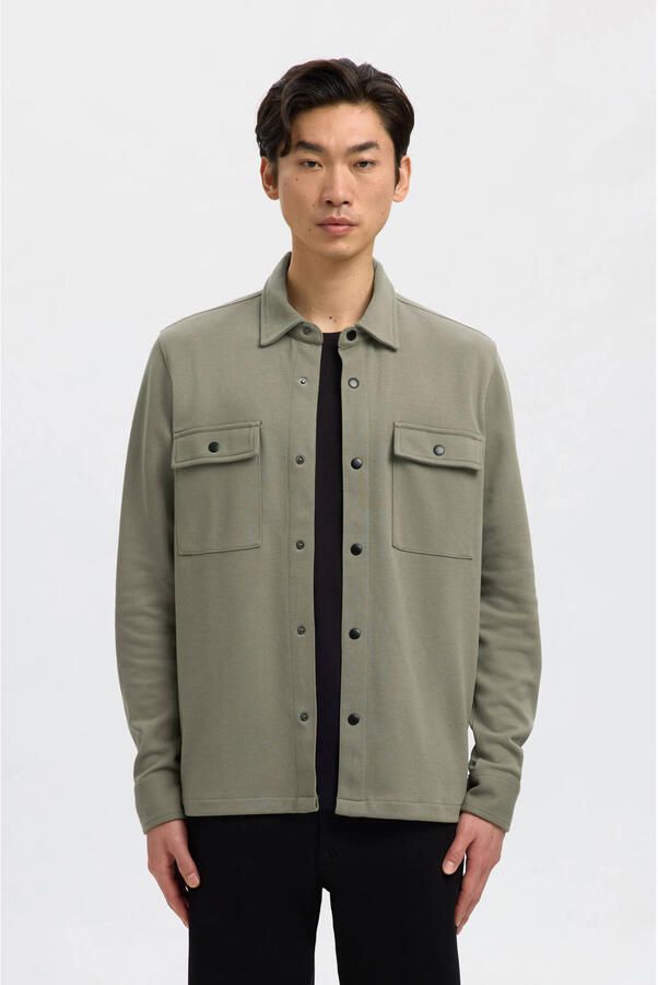 Selected Homme Overhemdjack met borstzakken - Foto 2