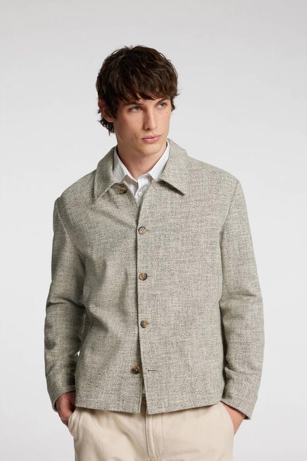 Selected Homme Lente Overshirt voor Mannen Beige Heren