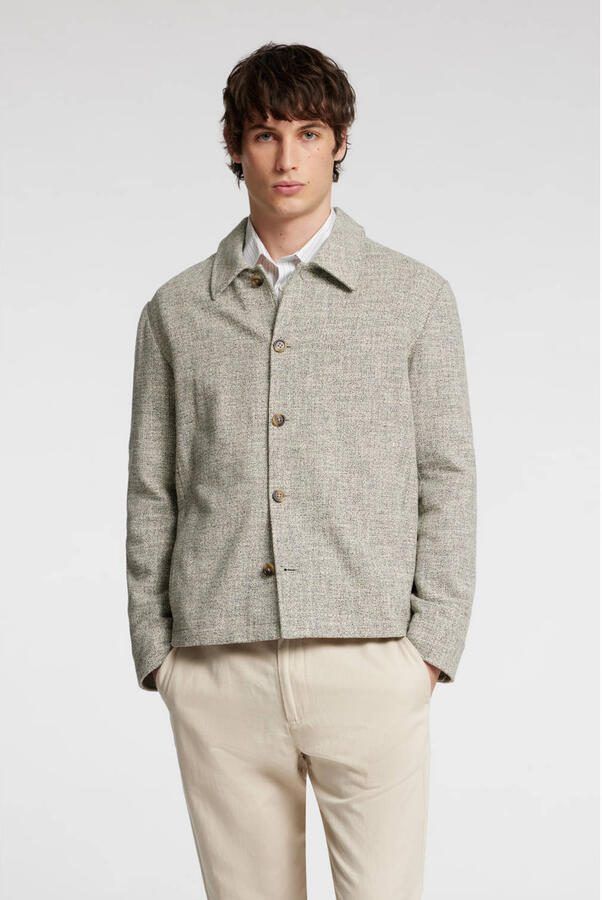 Selected Homme Lente Overshirt voor Mannen Beige Heren - Foto 2