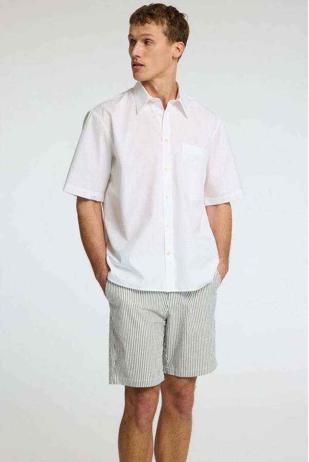 SELECTED HOMME regular chino short SLHREGULAR-KARL donkerblauw - Foto 2