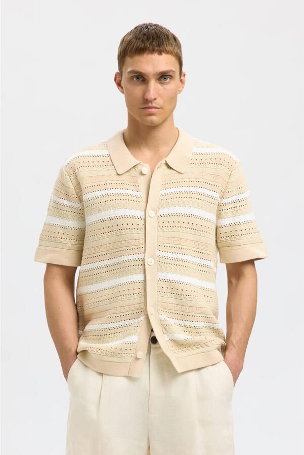 Selected Homme Regular fit vrijetijdsoverhemd met polokraag model 'PALO' - Foto 3