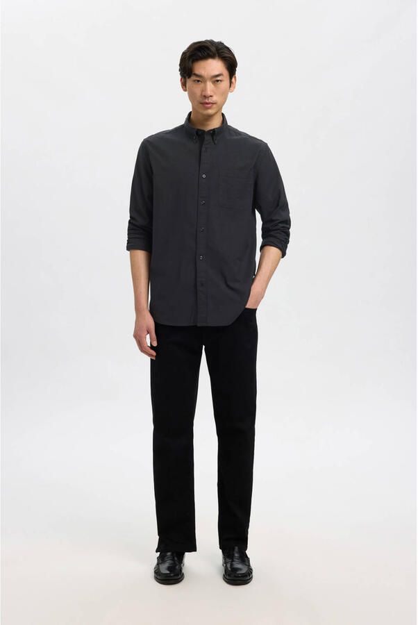 Selected Homme Regular fit vrijetijdsoverhemd van katoenmix model 'REGRICK' - Foto 2