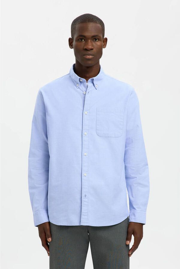 Selected Homme Regular fit vrijetijdsoverhemd van katoenmix model 'REGRICK' - Foto 2