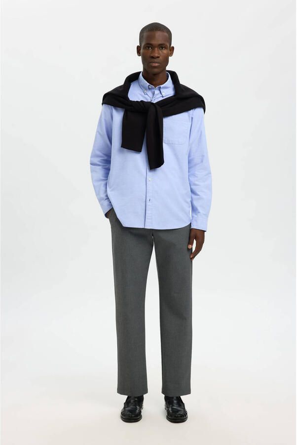 Selected Homme Regular fit vrijetijdsoverhemd van katoenmix model 'REGRICK'