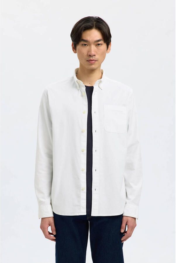 Selected Homme Regular fit vrijetijdsoverhemd van katoenmix model 'REGRICK' - Foto 2