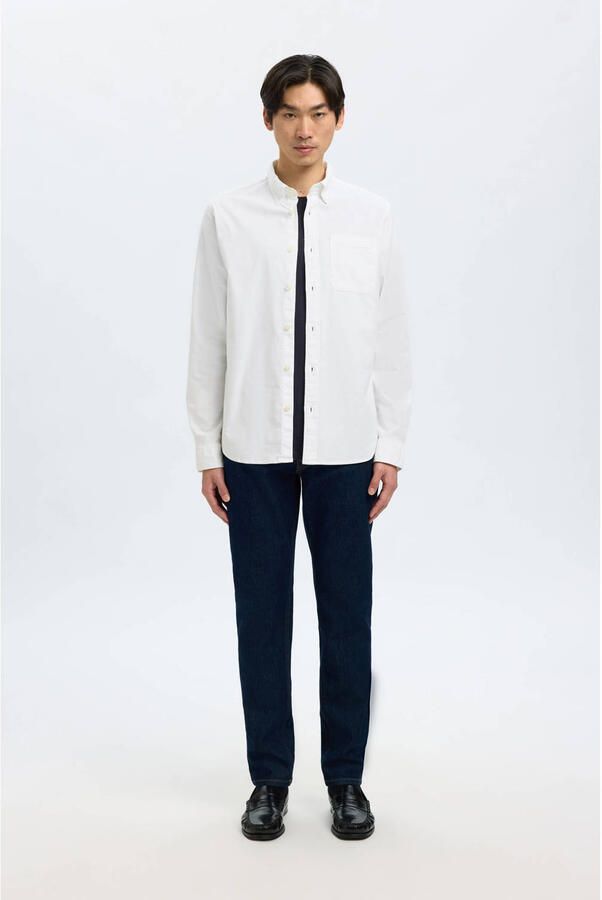 Selected Homme Regular fit vrijetijdsoverhemd van katoenmix model 'REGRICK'