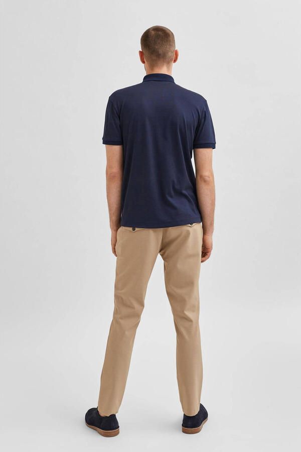 Selected Homme Regular fit poloshirt met ritssluiting model 'FAVE' - Foto 2