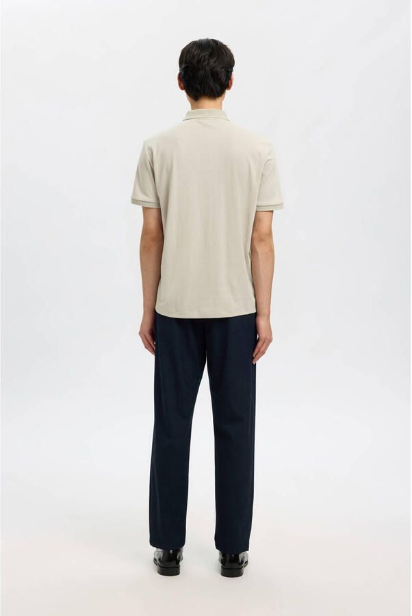 Selected Homme Regular fit poloshirt van katoenmix model 'FAVE' - Foto 1
