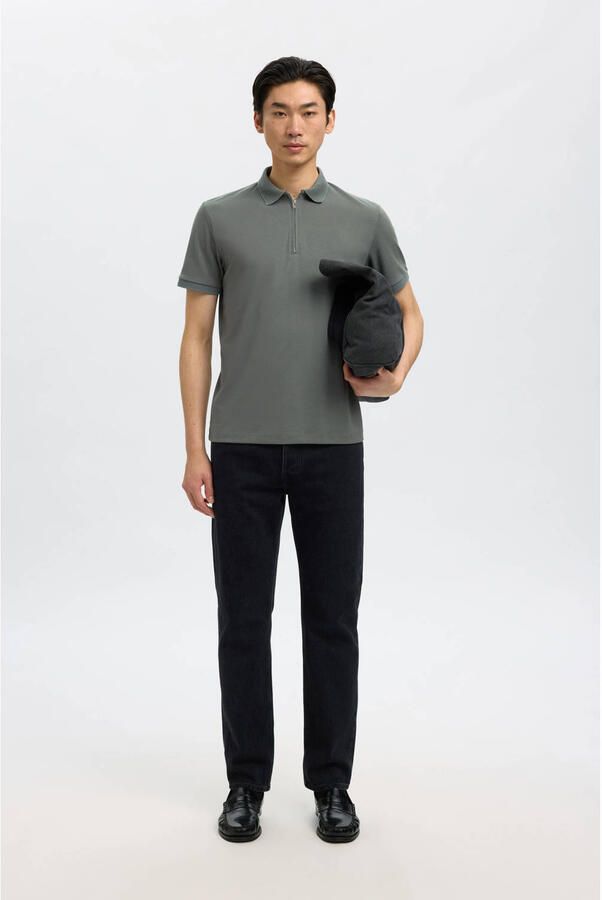 Selected Homme Regular fit poloshirt van katoenmix model 'FAVE' - Foto 2