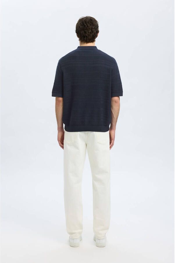 Selected Homme Relaxed fit poloshirt van puur katoen model 'FOAM' - Foto 2
