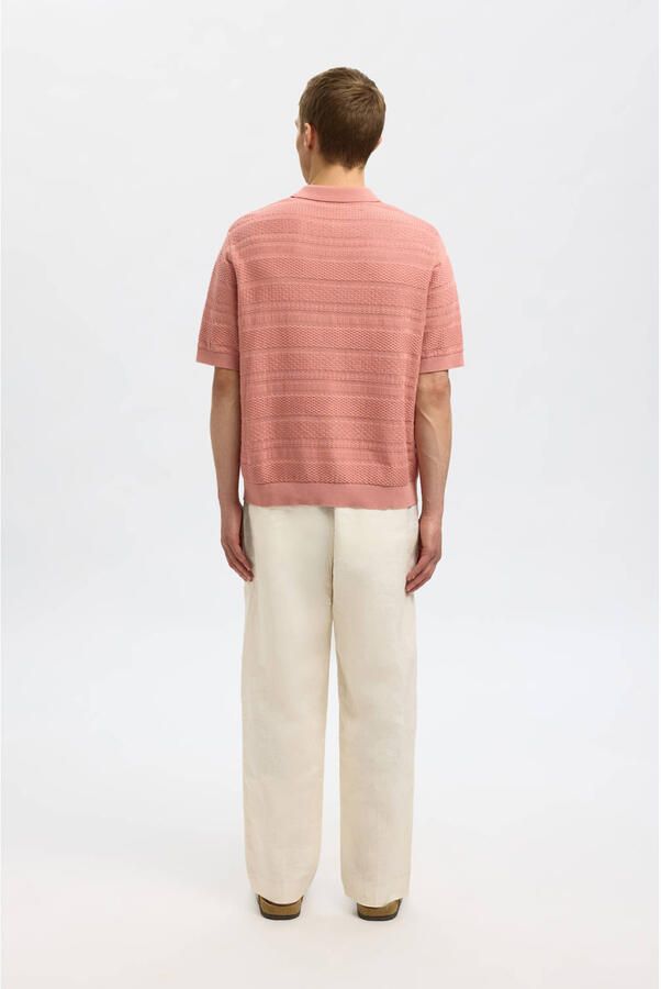 Selected Homme Relaxed fit poloshirt van puur katoen model 'FOAM'