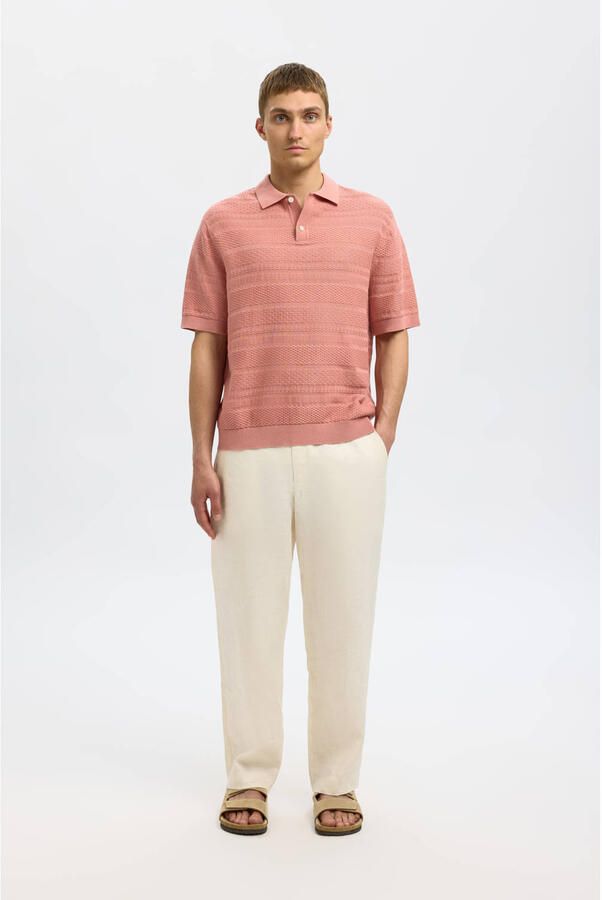 Selected Homme Relaxed fit poloshirt van puur katoen model 'FOAM' - Foto 2