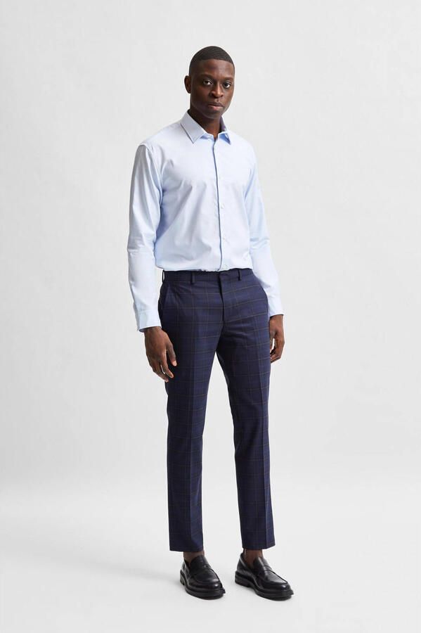 Selected Homme Slim fit zakelijk overhemd van katoen model 'Ethan'