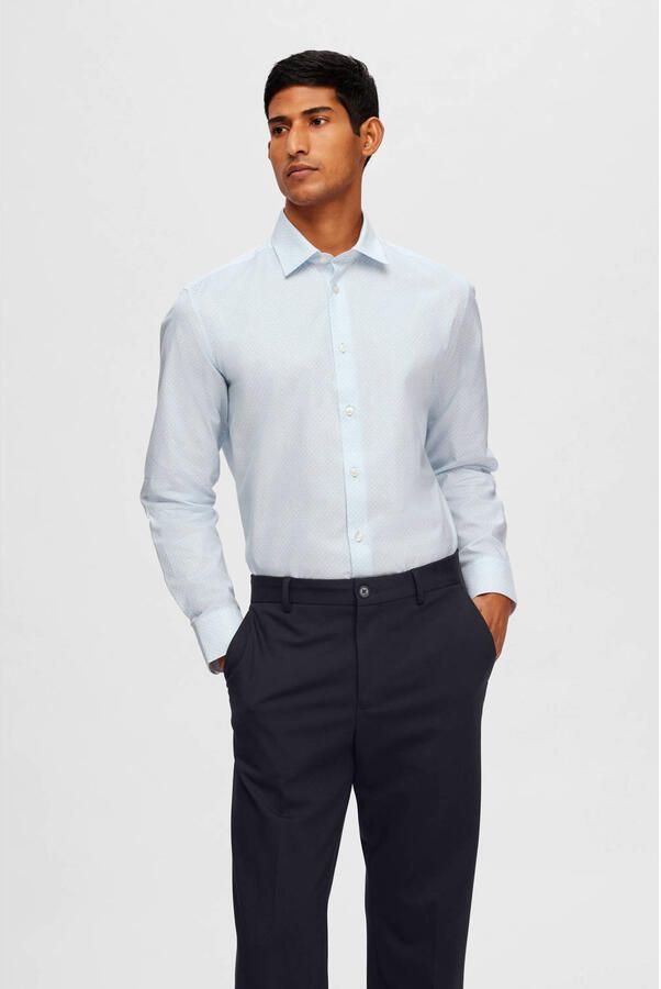 SELECTED HOMME Overhemd met lange mouwen SLHSLIMSOHO-DETAIL SHIRT LS NOOS