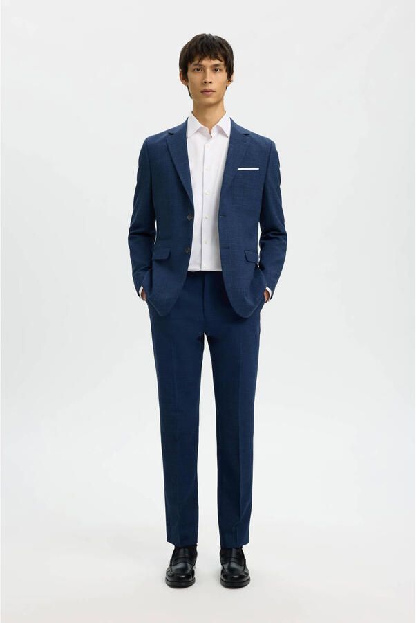 Selected Homme Slim fit pantalon met knoop- en ritssluiting model 'OASIS' - Foto 2