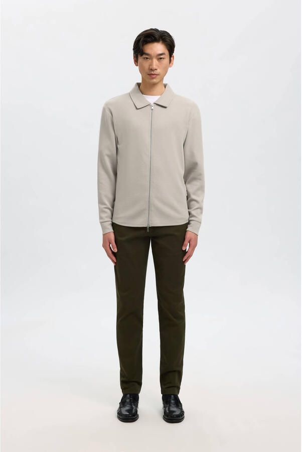 Selected Homme Regular fit sweatjack van viscosemix model 'EMANUEL' - Foto 1