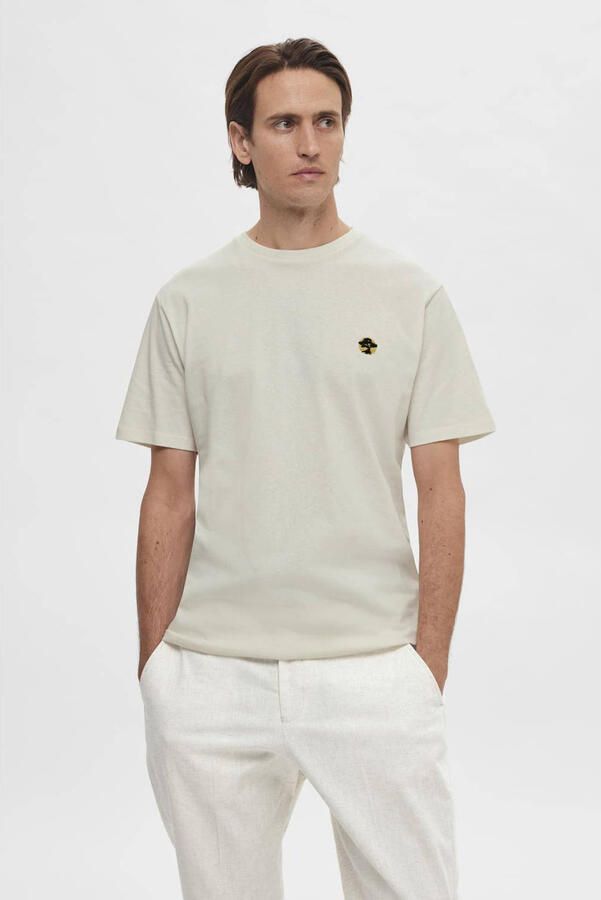 SELECTED HOMME T-shirt ecru