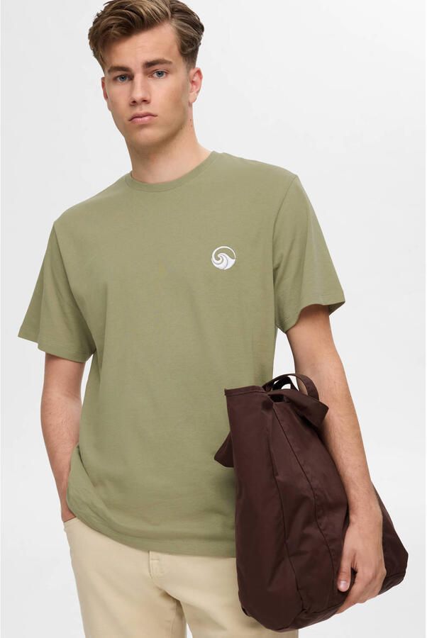 SELECTED HOMME T-shirt groen
