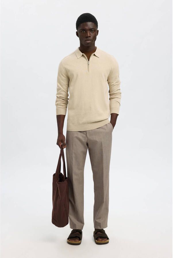 Selected Homme Regular fit gebreide pullover van puur katoen model 'BERG' - Foto 2