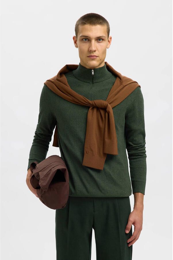 Selected Homme Regular fit schipperstrui van puur katoen model 'BERG'