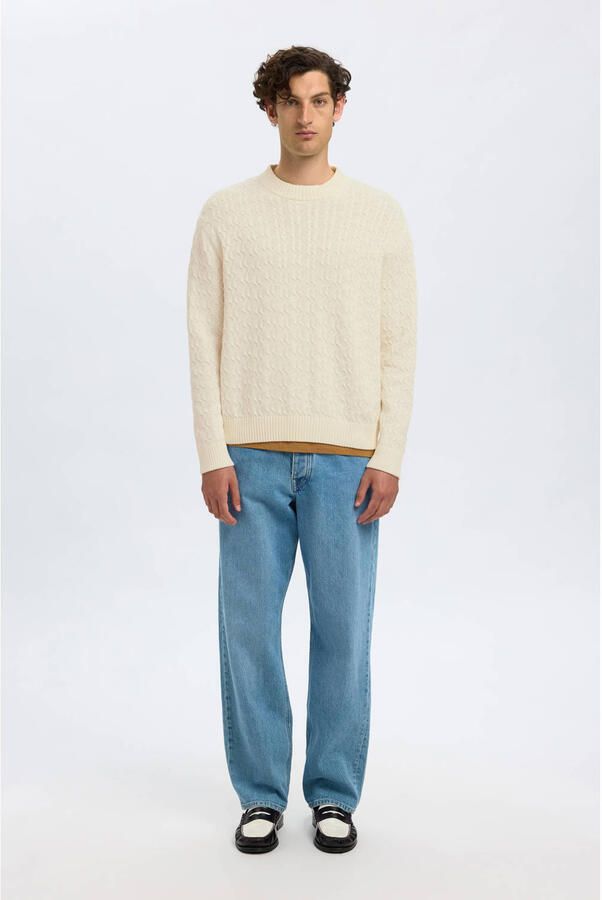 Selected Homme Regular fit gebreide pullover van puur katoen model 'PHILIP' - Foto 2