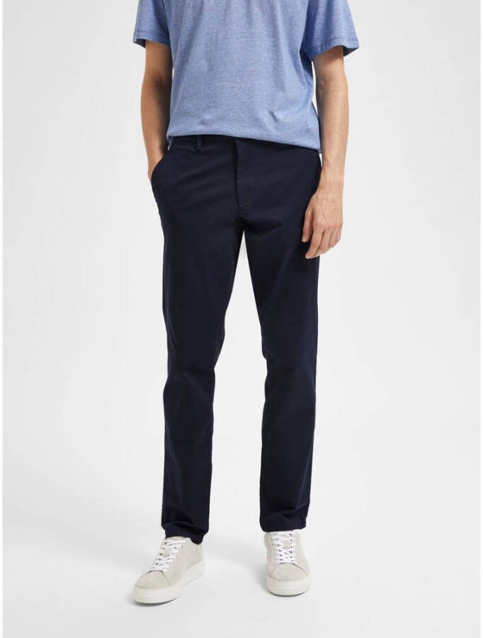 SELECTED HOMME Heren Broeken Slh175-slim New Miles Flex Pant Noos Donkerblauw - Foto 5