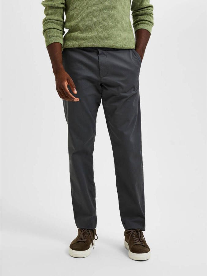 SELECTED HOMME Heren Broeken Slh175-slim New Miles Flex Pant Noos Grijs - Foto 5