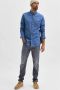 Selected Homme Slim fit jeans met stretch model 'Leon' - Thumbnail 1
