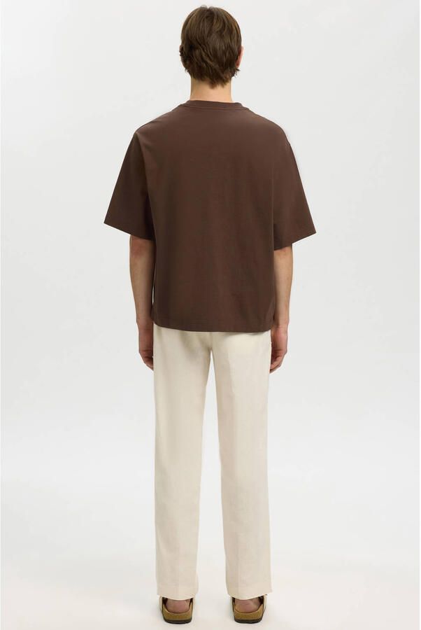 Selected Homme relaxed fit T-shirt van puur katoen model 'BOXYNORMAN GRAPHIC' - Foto 6