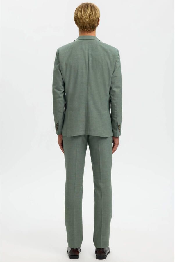 Selected Homme Slim fit 2-knoops colbert met klepzakken model 'OASIS' - Foto 6