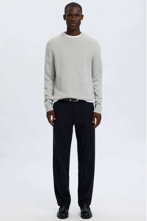 Selected Regular fit gebreide pullover van puur katoen model 'DANE' - Foto 3