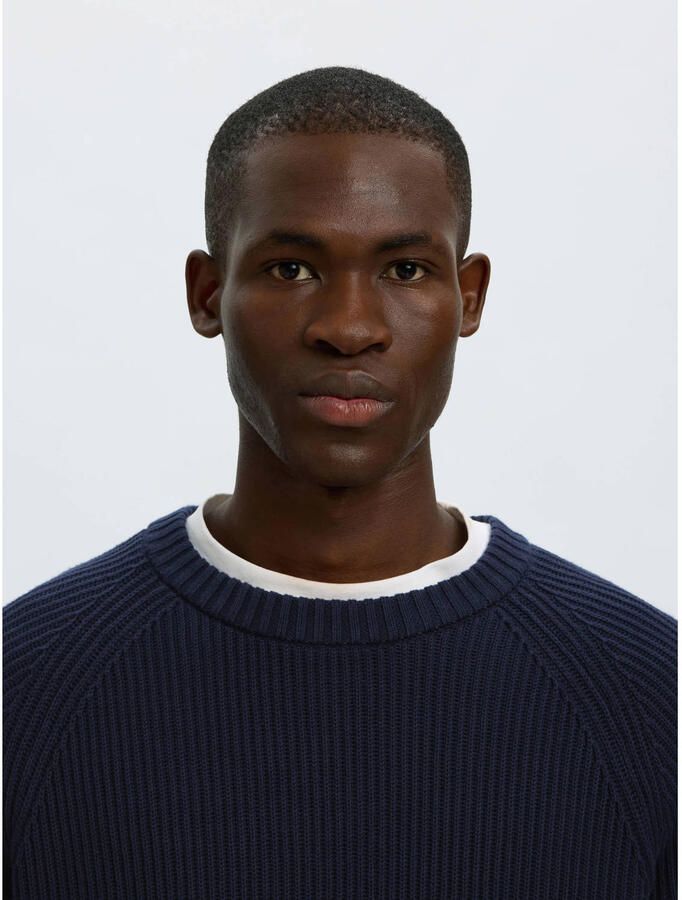 Selected Regular fit pullover van puur katoen model 'BRAUN' - Foto 2