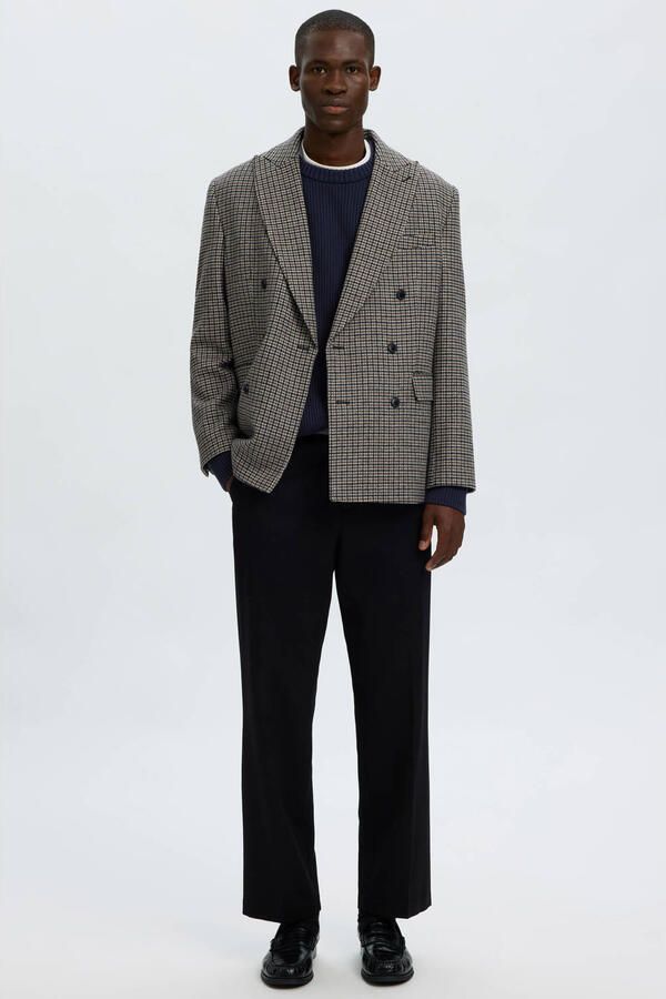 Selected Regular fit pullover van puur katoen model 'BRAUN' - Foto 3