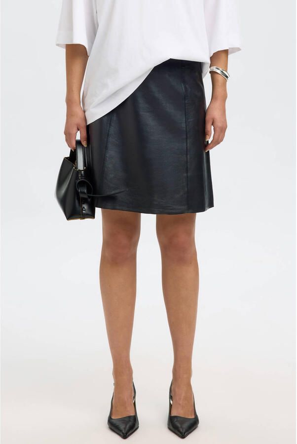 Selected Femme Elegante Kokerrok Black Dames - Foto 3