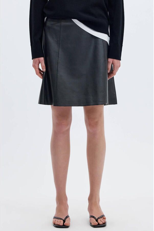 Selected Femme Elegante Kokerrok Black Dames